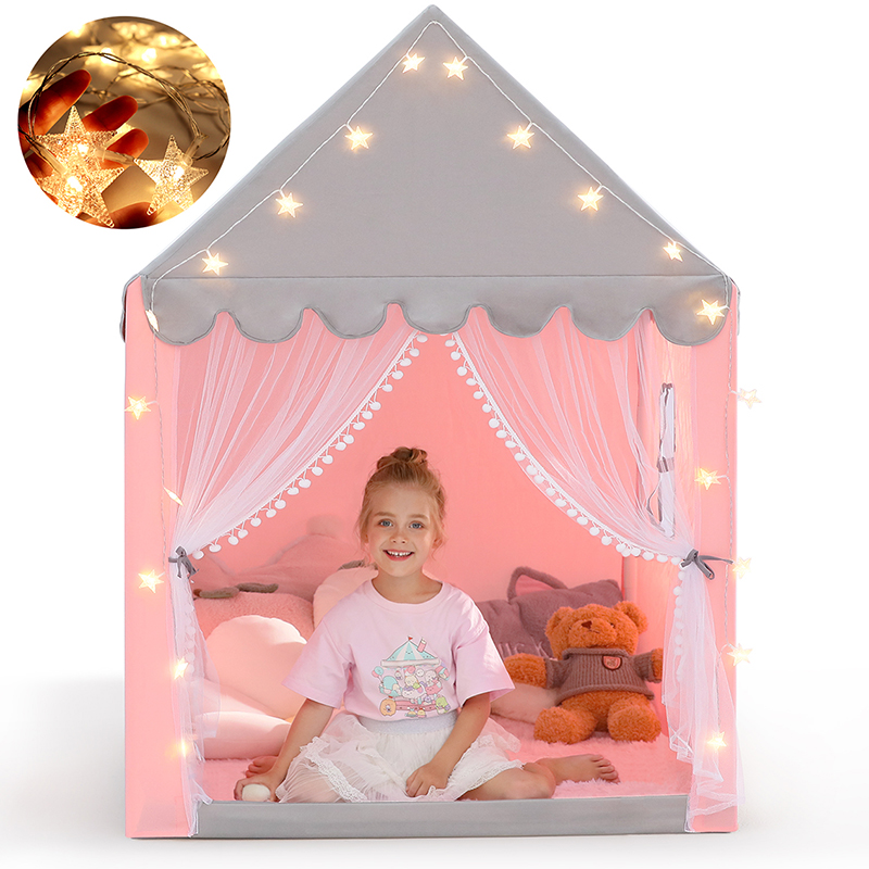 Girls pink outlet tent