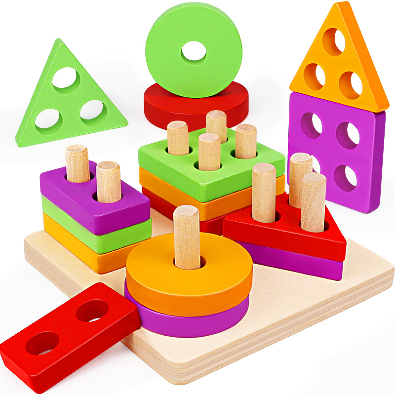 Wooden Montessori Toys (a40st)